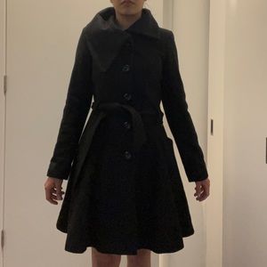 Le Chateau pea coat with A-line skirt